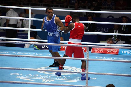 IMG_1758 - Joseph Deireragea-boxing 69kg divn-CommGames2014